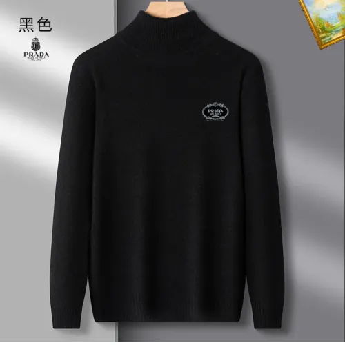 Wholesale Prada Sweaters Long Sleeved For Men #1394798 $42.00 USD, Wholesale Quality Replica Prada Sweaters