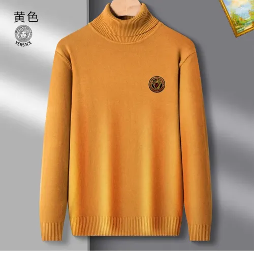 Wholesale Versace Sweaters Long Sleeved For Men #1394843 $42.00 USD, Wholesale Quality Replica Versace Sweaters