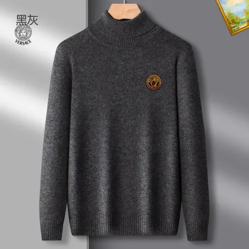 Wholesale Versace Sweaters Long Sleeved For Men #1394849 $42.00 USD, Wholesale Quality Replica Versace Sweaters