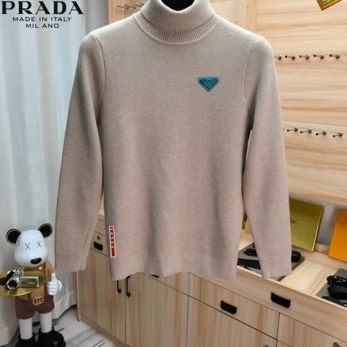 Wholesale Prada Sweaters Long Sleeved For Men #1394997 $48.00 USD, Wholesale Quality Replica Prada Sweaters