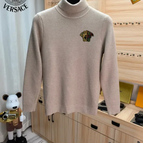 Wholesale Versace Sweaters Long Sleeved For Men #1395037 $48.00 USD, Wholesale Quality Replica Versace Sweaters