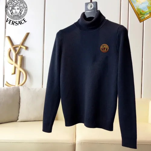 Wholesale Versace Sweaters Long Sleeved For Men #1395083 $48.00 USD, Wholesale Quality Replica Versace Sweaters