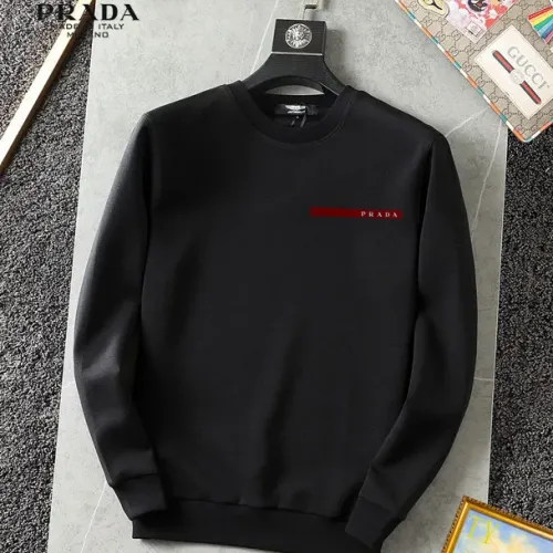 Wholesale Prada Hoodies Long Sleeved For Men #1395120 $40.00 USD, Wholesale Quality Replica Prada Hoodies