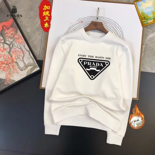 Wholesale Prada Hoodies Long Sleeved For Men #1395157 $45.00 USD, Wholesale Quality Replica Prada Hoodies