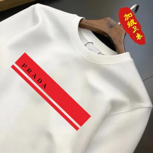 Replica Prada Hoodies Long Sleeved For Men #1395171 $45.00 USD for Wholesale