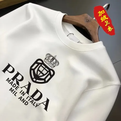 Replica Prada Hoodies Long Sleeved For Men #1395175 $45.00 USD for Wholesale