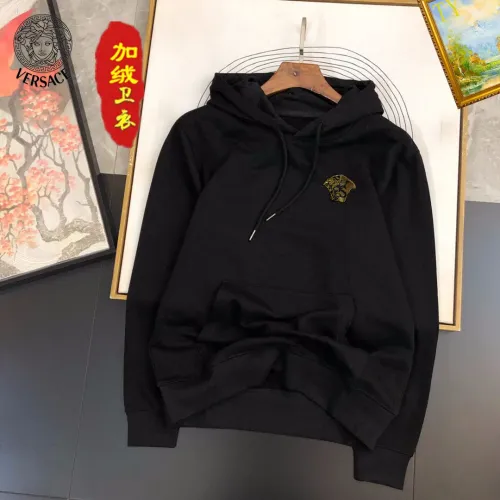 Wholesale Versace Hoodies Long Sleeved For Men #1395190 $45.00 USD, Wholesale Quality Replica Versace Hoodies