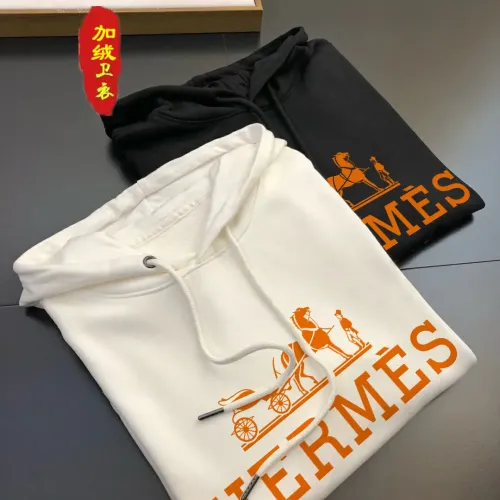 Replica Hermes Hoodies Long Sleeved For Men #1395195 $45.00 USD for Wholesale