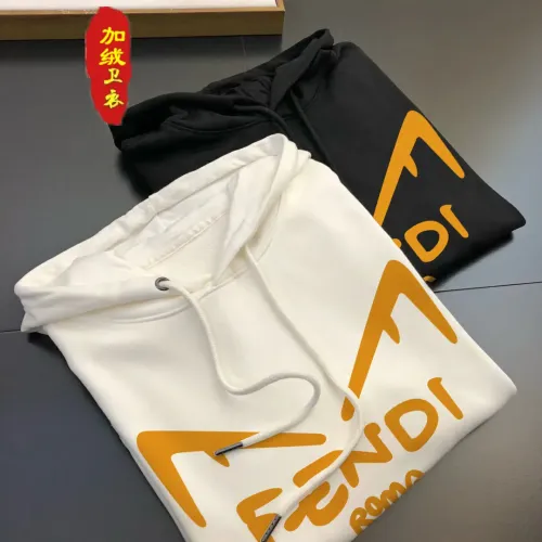 Replica Fendi Hoodies Long Sleeved For Men #1395199 $45.00 USD for Wholesale