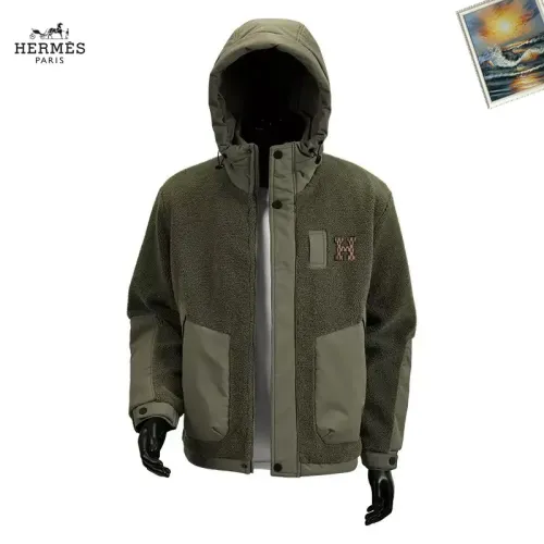 Wholesale Hermes Jackets Long Sleeved For Men #1395236 $88.00 USD, Wholesale Quality Replica Hermes Jackets