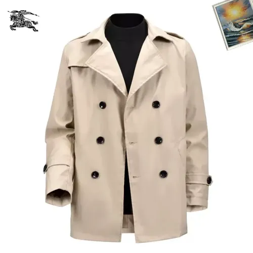 Wholesale Burberry Trench Coat Long Sleeved For Men #1395345 $88.00 USD, Wholesale Quality Replica Burberry Trench Coat