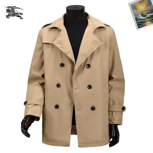 Wholesale Burberry Trench Coat Long Sleeved For Men #1395346 $88.00 USD, Wholesale Quality Replica Burberry Trench Coat