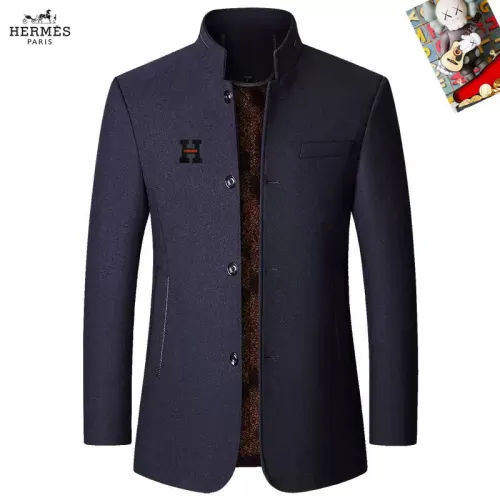 Wholesale Hermes Coats Long Sleeved For Men #1395448 $80.00 USD, Wholesale Quality Replica Hermes Coats