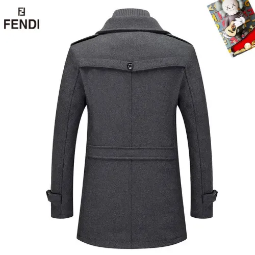 Replica Fendi Coats Long Sleeved For Men #1395497 $80.00 USD for Wholesale