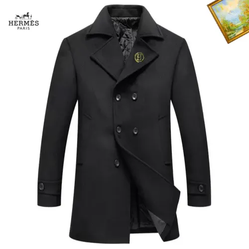 Wholesale Hermes Coats Long Sleeved For Men #1395510 $88.00 USD, Wholesale Quality Replica Hermes Coats