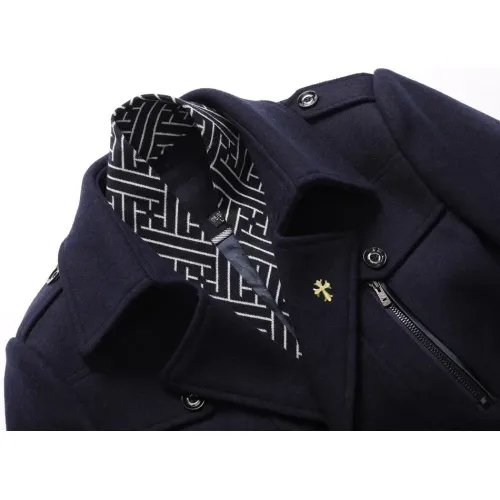 Replica Chrome Hearts Coats Long Sleeved For Men #1395547 $88.00 USD for Wholesale