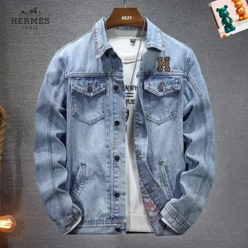 Wholesale Hermes Jackets Long Sleeved For Men #1395573 $60.00 USD, Wholesale Quality Replica Hermes Jackets