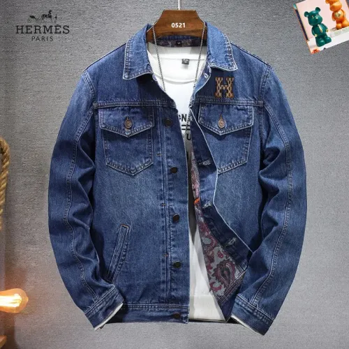 Wholesale Hermes Jackets Long Sleeved For Men #1395574 $60.00 USD, Wholesale Quality Replica Hermes Jackets