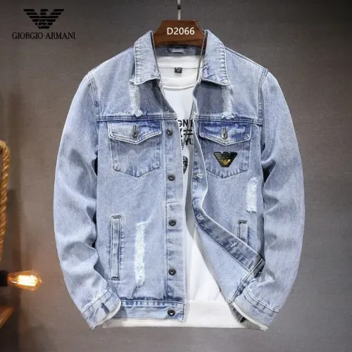Wholesale Armani Jackets Long Sleeved For Men #1395575 $60.00 USD, Wholesale Quality Replica Armani Jackets