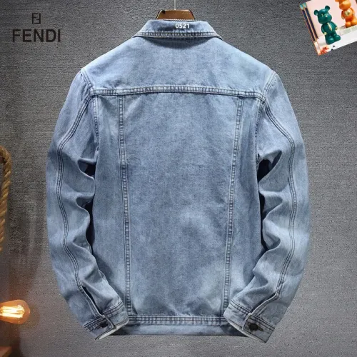 Replica Fendi Jackets Long Sleeved For Men #1395591 $60.00 USD for Wholesale