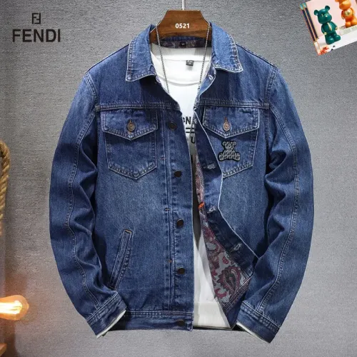 Wholesale Fendi Jackets Long Sleeved For Men #1395592 $60.00 USD, Wholesale Quality Replica Fendi Jackets