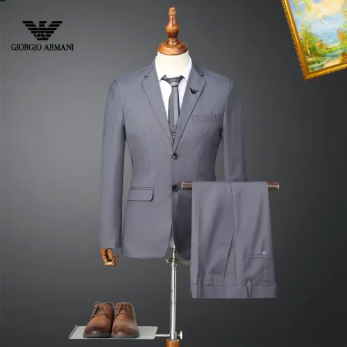 Wholesale Armani Tracksuits Long Sleeved For Men #1395677 $92.00 USD, Wholesale Quality Replica Armani Tracksuits