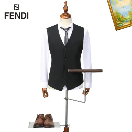 Replica Fendi Tracksuits Long Sleeved For Men #1395734 $92.00 USD for Wholesale