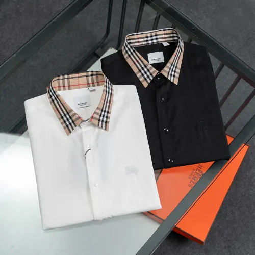 Replica Burberry Shirts Long Sleeved For Men #1395840 $40.00 USD for Wholesale