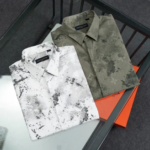 Replica Louis Vuitton LV Shirts Long Sleeved For Men #1395855 $45.00 USD for Wholesale