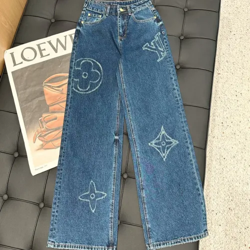 Wholesale Louis Vuitton LV Jeans For Women #1395967 $82.00 USD, Wholesale Quality Replica Louis Vuitton LV Jeans