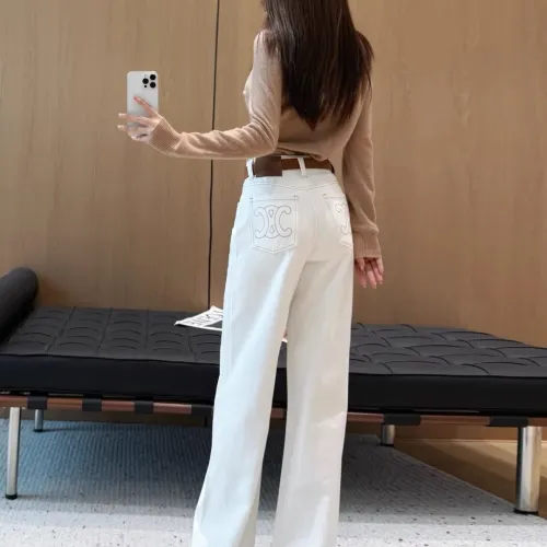 Replica Celine Jeans For Women #1395968 $88.00 USD for Wholesale