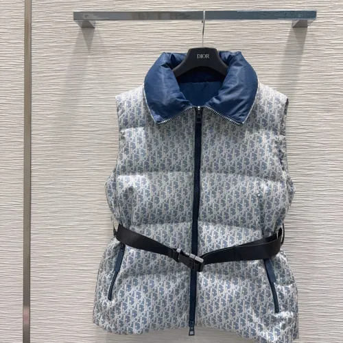 Wholesale Christian Dior Down Feather Coat Sleeveless For Women #1395970 $108.00 USD, Wholesale Quality Replica Christian Dior Down Feather Coat