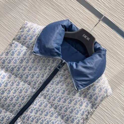 Replica Christian Dior Down Feather Coat Sleeveless For Women #1395970 $108.00 USD for Wholesale