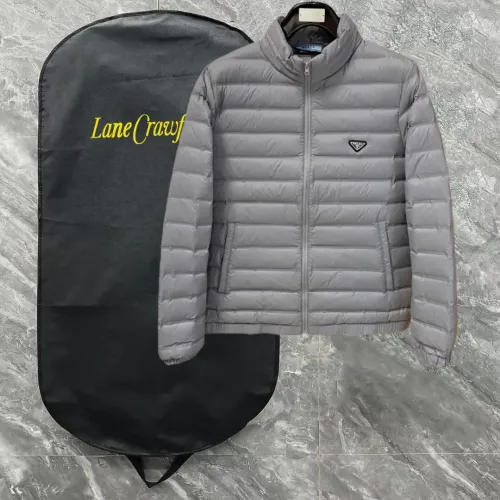 Wholesale Prada Down Feather Coat Long Sleeved For Men #1396000 $190.00 USD, Wholesale Quality Replica Prada Down Feather Coat