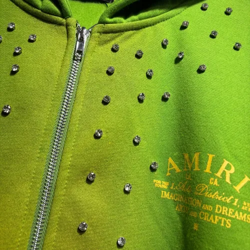 Replica Amiri Hoodies Long Sleeved For Men #1396035 $52.00 USD for Wholesale