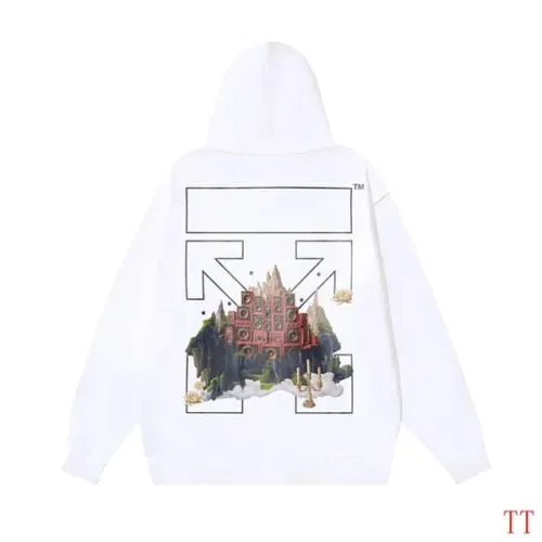 Wholesale Off-White Hoodies Long Sleeved For Unisex #1396287 $52.00 USD, Wholesale Quality Replica Off-White Hoodies