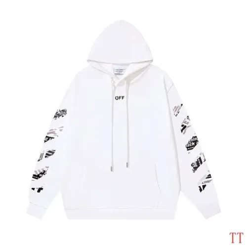 Replica Off-White Hoodies Long Sleeved For Unisex #1396289 $52.00 USD for Wholesale