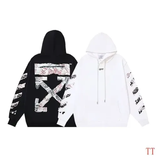 Replica Off-White Hoodies Long Sleeved For Unisex #1396289 $52.00 USD for Wholesale
