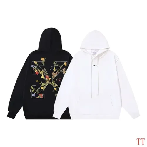 Replica Off-White Hoodies Long Sleeved For Unisex #1396294 $52.00 USD for Wholesale