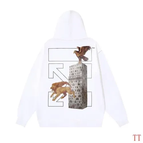 Wholesale Off-White Hoodies Long Sleeved For Unisex #1396297 $52.00 USD, Wholesale Quality Replica Off-White Hoodies