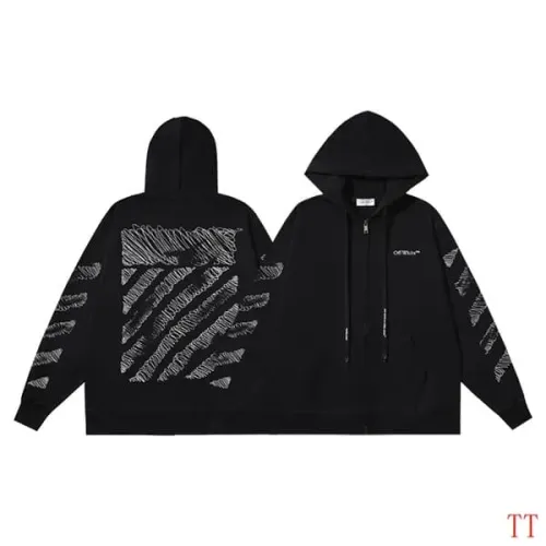 Replica Off-White Hoodies Long Sleeved For Unisex #1396310 $64.00 USD for Wholesale