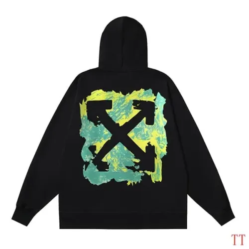 Wholesale Off-White Hoodies Long Sleeved For Unisex #1396311 $60.00 USD, Wholesale Quality Replica Off-White Hoodies