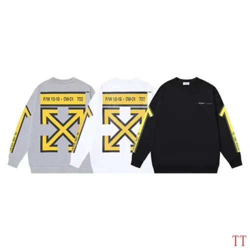 Replica Off-White Hoodies Long Sleeved For Unisex #1396321 $45.00 USD for Wholesale