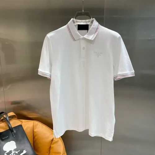 Wholesale Prada T-Shirts Short Sleeved For Men #1396357 $42.00 USD, Wholesale Quality Replica Prada T-Shirts
