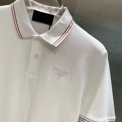 Replica Prada T-Shirts Short Sleeved For Men #1396357 $42.00 USD for Wholesale