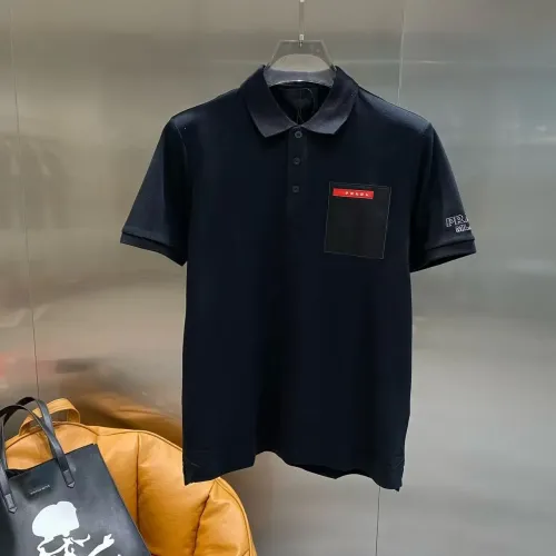 Wholesale Prada T-Shirts Short Sleeved For Men #1396359 $42.00 USD, Wholesale Quality Replica Prada T-Shirts