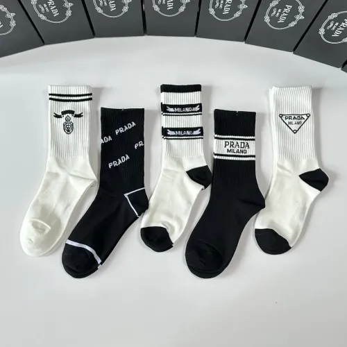 Replica Prada Socks #1396394 $29.00 USD for Wholesale