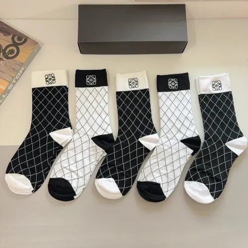 Wholesale LOEWE Socks #1396411 $29.00 USD, Wholesale Quality Replica LOEWE Socks