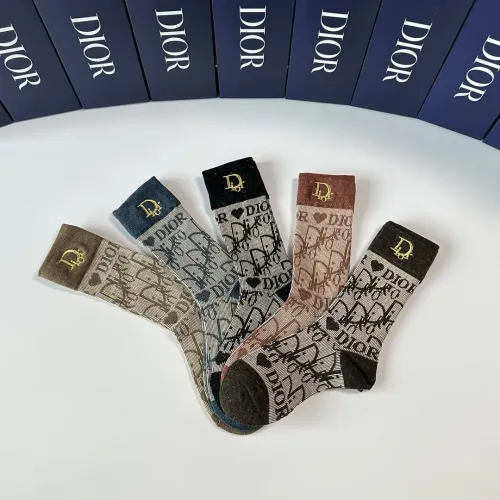 Replica Christian Dior Socks #1396439 $29.00 USD for Wholesale
