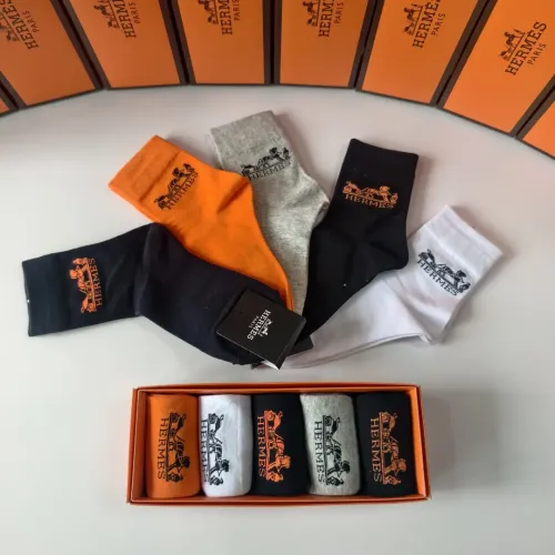 Replica Hermes Socks #1396440 $27.00 USD for Wholesale